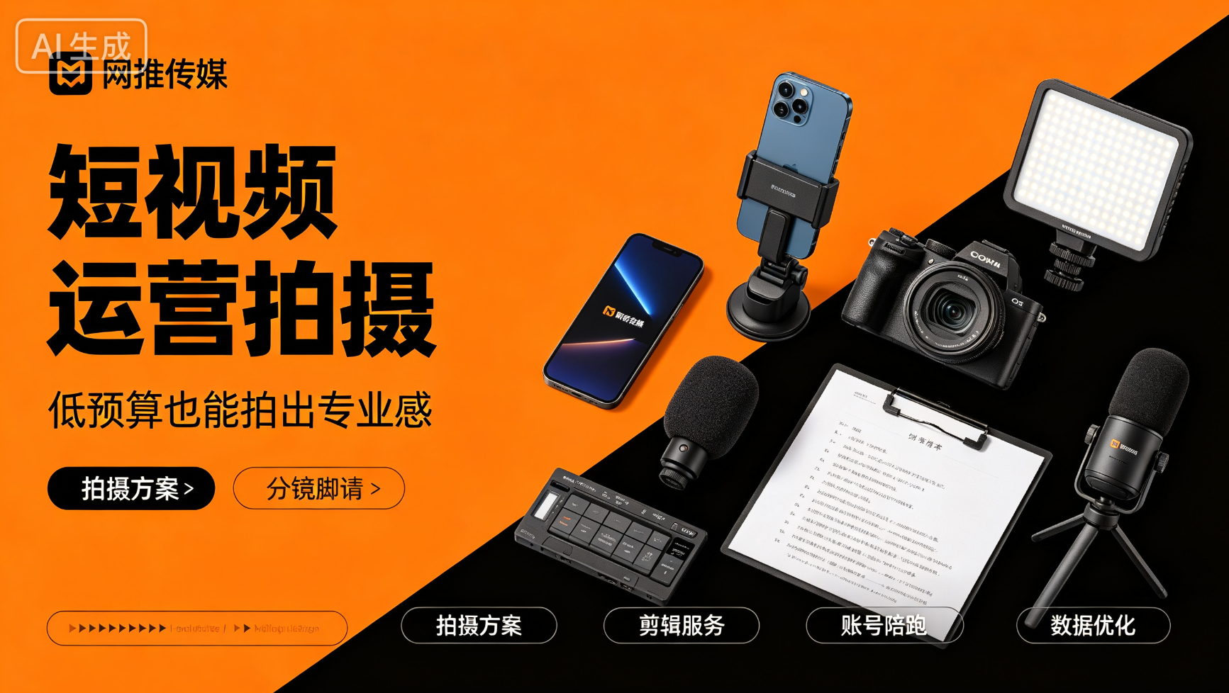短视频运营内容策划与拍摄现场